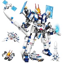 Amazon.co.jp: Verwisdon 840ピース メカロボット 変形組み立てセット